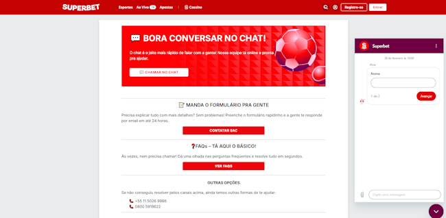 como recuperar conta betano